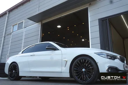 BMW 420i 쿠페 & 430i 컨버터블 블랙 유광 휠도색, 캘리퍼 도색. / 용인 처인구