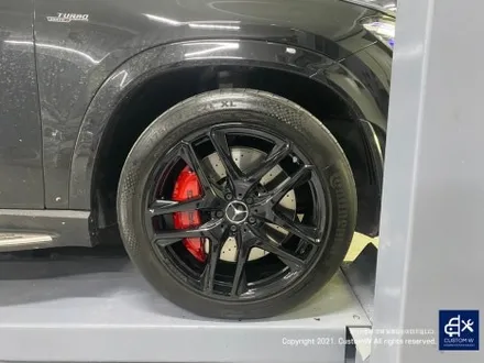 벤츠 GLE53 AMG 블랙 유광 휠도색 그리고 레드 캘리퍼 도색까지_! 완벽한 컬러 밸런스_! / 용인 처인구