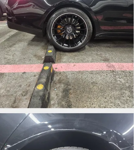 잘못된 휠 수리 도색 이력이 있는 벤츠 GT43 AMG 약품 박리 제거 후, 무광 투톤 휠도색 재작업 그리고 카본 세라믹 골드 캘리퍼 도색까지_! (feat. 고객분의 후기글) / 용인 처인구