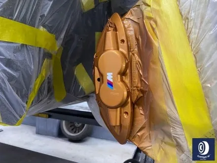휠 수리 도색 불량 / BMW M4 763M 타 업체 잘못된 휠도색 약품 박리 / 페인트 제거 후, 사틴 블랙 휠 도색 재작업 + 카본 세라믹 골드 캘리퍼 도색 / 용인 처인구