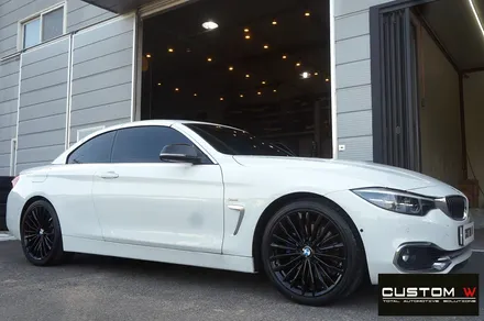 BMW 420i 쿠페 & 430i 컨버터블 블랙 유광 휠도색, 캘리퍼 도색. / 용인 처인구
