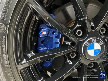 BMW 118d 블랙유광 휠도색 + 엄청난 부식 제거 후 블루 캘리퍼 도색 / 용인 처인구