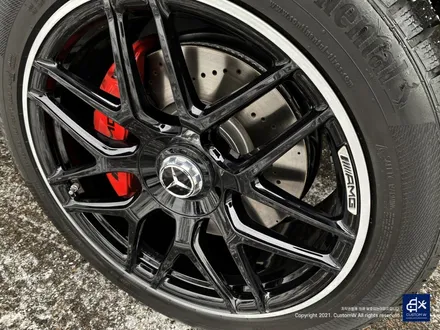 벤츠 G63 AMG G바겐 22인치 블랙 실버 투톤 유광 휠도색 / 용인 처인구