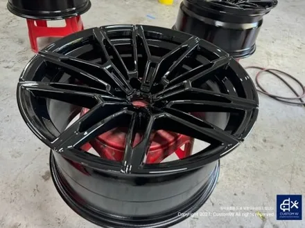 BMW G87 M2 930M 블랙 유광 휠도색 + 레드 캘리퍼 도색 커스텀W에 자주 입고되는 포켓 머신~~! / 용인 처인구