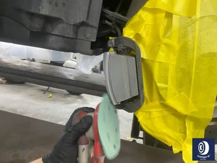벤츠 GLE63 AMG 휠 도색 불량 재작업 약품 박리 제거 후, 사틴 블랙 + 실버 투톤 휠도색 + 레드 캘리퍼 도색 / 용인 처인구