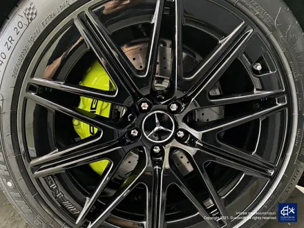 벤츠 신형 GT43 AMG 블랙유광 휠도색 + 애시드 그린 캘리퍼 도색 / 용인 처인구
