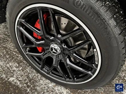 벤츠 G63 AMG G바겐 22인치 블랙 실버 투톤 유광 휠도색 / 용인 처인구