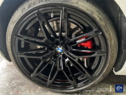 BMW 신형 G87 M2 930M 블랙유광 휠도색 + 레드 캘리퍼 도색 / 용인 처인구