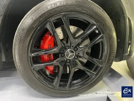 벤츠 GLE53 AMG 블랙 유광 휠도색 그리고 레드 캘리퍼 도색까지_! 완벽한 컬러 밸런스_! / 용인 처인구