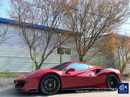 페라리 488 피스타 카본 세라믹 골드 캘리퍼 도색 Ferrari 488 Pista / 용인 처인구
