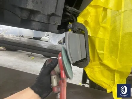 벤츠 GLE63 AMG 휠 도색 불량 재작업 약품 박리 제거 후, 사틴 블랙 + 실버 투톤 휠도색 + 레드 캘리퍼 도색 / 용인 처인구