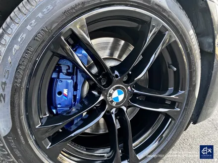 BMW F10 530d 박리 후 블랙유광 휠도색 + 분진 제거 후 블루 캘리퍼 도색 / 용인 처인구