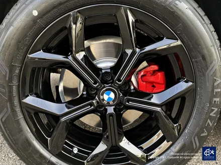 BMW X3 블랙유광 휠도색 + 레드 캘리퍼 도색 / 용인 처인구