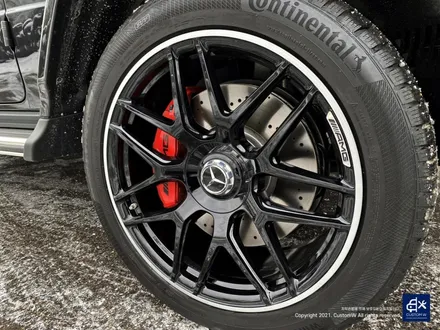 벤츠 G63 AMG G바겐 22인치 블랙 실버 투톤 유광 휠도색 / 용인 처인구
