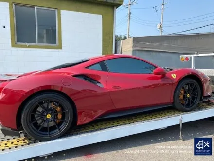 페라리 488 피스타 카본 세라믹 골드 캘리퍼 도색 Ferrari 488 Pista / 용인 처인구