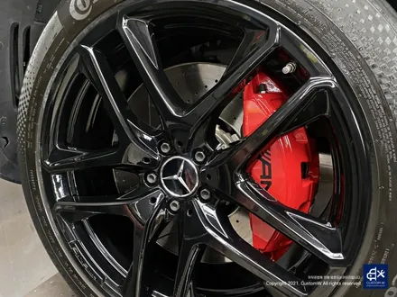 벤츠 GLE53 AMG 쿠페 블랙유광 휠도색 + 레드 캘리퍼 도색 / 용인 처인구