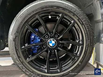BMW 118d 블랙유광 휠도색 + 엄청난 부식 제거 후 블루 캘리퍼 도색 / 용인 처인구