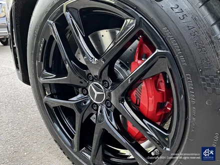 벤츠 GLE53 AMG 블랙유광 휠도색 + 레드 캘리퍼 도색 / 용인 처인구