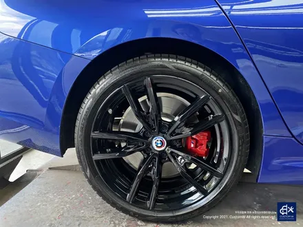 BMW G20 M340i 블랙유광 휠도색 + 레드 캘리퍼 도색 / 용인 처인구