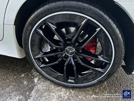 벤츠 CLS300d  블랙 실버 투톤 유광 휠도색 + 레드 캘리퍼 도색 / 용인 처인구
