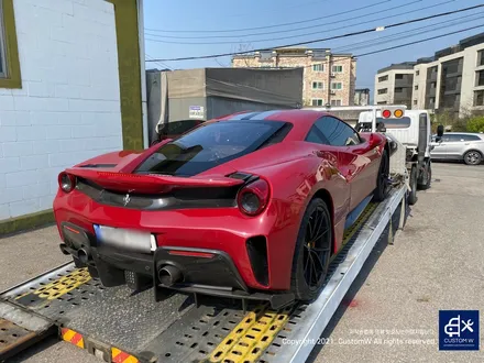페라리 488 피스타 카본 세라믹 골드 캘리퍼 도색 Ferrari 488 Pista / 용인 처인구
