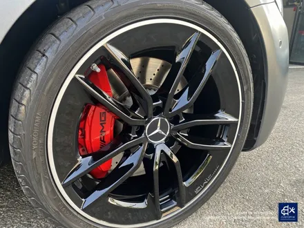 벤츠 E53 AMG 블랙실버 투톤 유광 휠도색 + 레드 캘리퍼 도색 / 용인 처인구