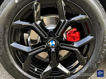 BMW X3 블랙유광 휠도색 + 레드 캘리퍼 도색 / 용인 처인구