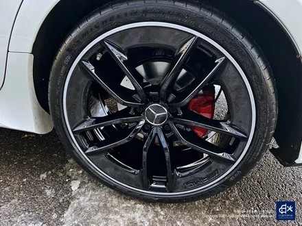 벤츠 CLS300d  블랙 실버 투톤 유광 휠도색 + 레드 캘리퍼 도색 / 용인 처인구