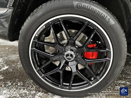 벤츠 G63 AMG G바겐 22인치 블랙 실버 투톤 유광 휠도색 / 용인 처인구