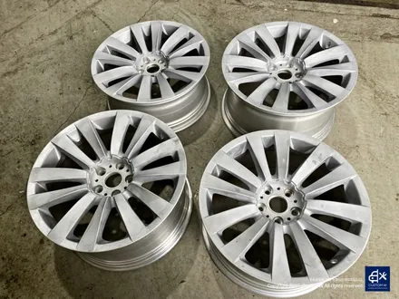 BMW F02 760Li 잘못된 휠도색 약품 박리 제거  및 휠상처 수리 후, 블랙유광 휠도색 + 옐로우 캘리퍼 도색 / 용인 처인구