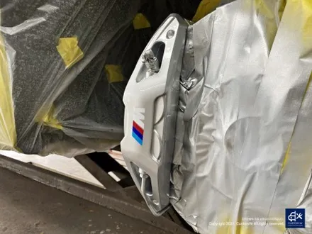 BMW G20 M340i 블랙유광 휠도색 + 실버 캘리퍼 도색 / 용인 처인구