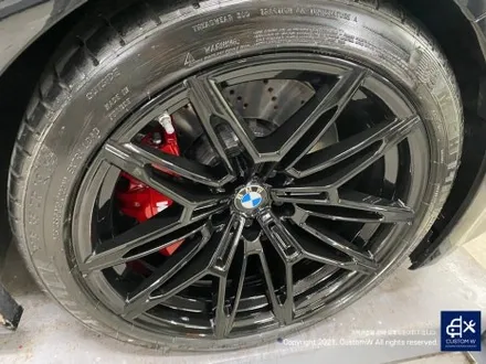 BMW G87 M2 930M 블랙 유광 휠도색 + 레드 캘리퍼 도색 커스텀W에 자주 입고되는 포켓 머신~~! / 용인 처인구