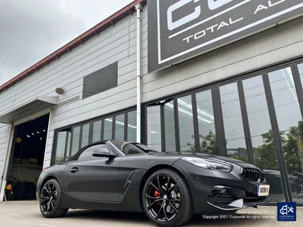 BMW Z4 20i 블랙유광 휠도색 & 레드 캘리퍼 도색 / 용인 처인구