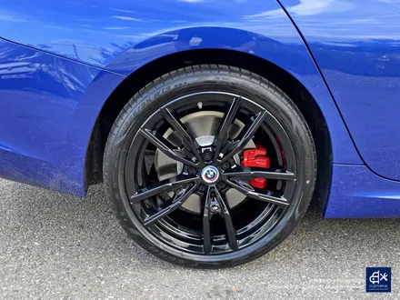 BMW G20 M340i 블랙유광 휠도색 + 레드 캘리퍼 도색 / 용인 처인구