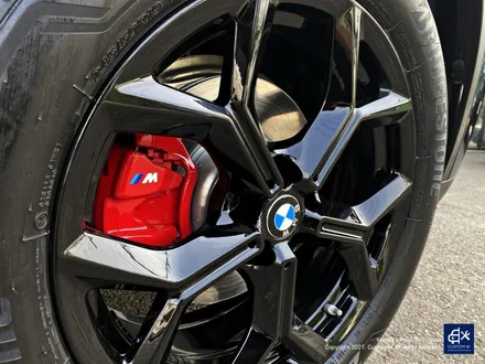 BMW X3 블랙유광 휠도색 + 레드 캘리퍼 도색 / 용인 처인구