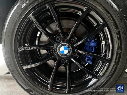 BMW 118d 블랙유광 휠도색 + 엄청난 부식 제거 후 블루 캘리퍼 도색 / 용인 처인구