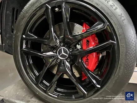 Mercedes-AMG GLE53 블랙유광 휠도색 + 레드 캘리퍼 도색 / 용인 처인구