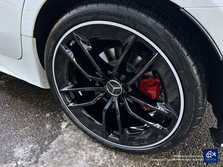 벤츠 CLS300d  블랙 실버 투톤 유광 휠도색 + 레드 캘리퍼 도색 / 용인 처인구