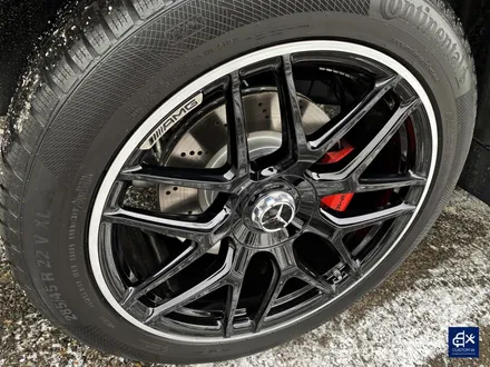 벤츠 G63 AMG G바겐 22인치 블랙 실버 투톤 유광 휠도색 / 용인 처인구