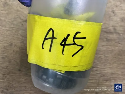 벤츠 A45 AMG 휠수리 후 블랙유광 휠도색 + 카본 세라믹 골드 캘리퍼 도색 / 용인 처인구