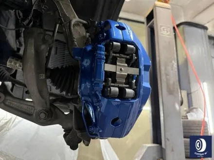BMW G05 X5 30D 블랙 유광 휠도색 + 부식 제거 후, 블루 캘리퍼 도색 / 경북 영주에서 방문 주신 고객님 감사합니다:-) / 용인 처인구