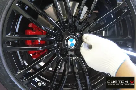 자주 입고 되는 BMW G30 530i 664M 휠 하이그로시 블랙 검정 유광 휠도색.커스텀W / 용인 처인구