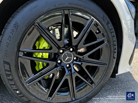 벤츠 신형 GT43 AMG 블랙유광 휠도색 + 애시드 그린 캘리퍼 도색 / 용인 처인구
