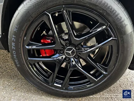 벤츠 GLE53 AMG 쿠페 블랙유광 휠도색 + 레드 캘리퍼 도색 / 용인 처인구