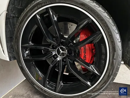 벤츠 CLS53 AMG 블랙실버 투톤 유광 휠도색 + 레드 캘리퍼 도색 / 용인 처인구