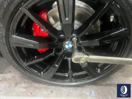 신차 출고 작업 / 미등록 차량 BMW G60 530i 하이그로시 블랙 (검정유광)  휠도색 + 레드 캘리퍼 도색 (feat. 늘 하던 대로~! 입출고 과정 공유) / 용인 처인구