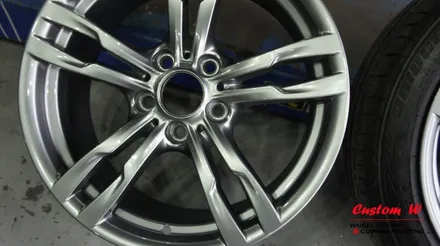 다들 작업 불가능 하다고 하여 찾아온 BMW 441M 휠_! 정확한 컬러를 맞추기 위해서는 정확한 도료를 사용해야합니다. 완벽에 가까운 휠복원! / 용인 처인구
