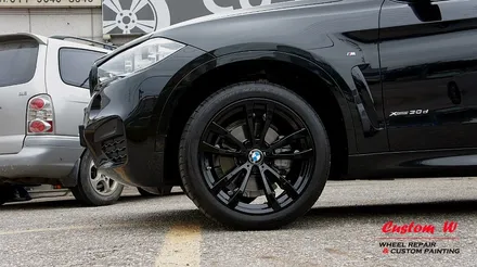 BMW X6 100주년 한정판(Limited edition) 마무리는 블랙유광 휠도색으로. / 용인 처인구