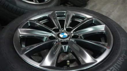 BMW 520D 17인치 휠에는 고스트크롬 휠도색이 딱! 입니다. / 용인 처인구
