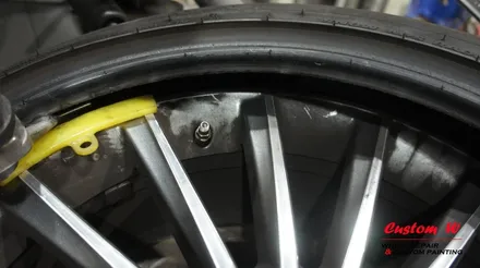 메르세데스 벤츠 W205 C220 19인치 AMG 상처난 휠 다이아몬드컷팅 휠수리, 금호 LE 스포츠 타이어교체. / 용인 처인구